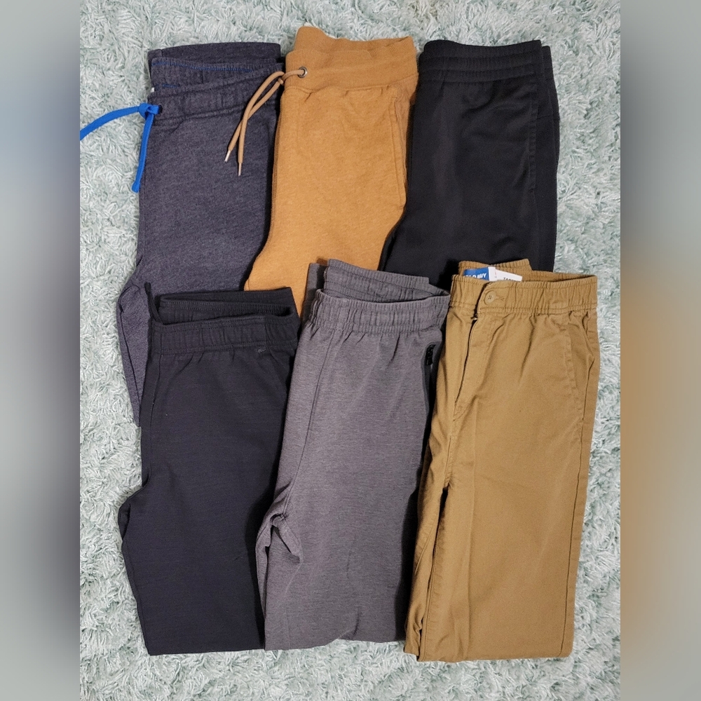 Boys Assorted Color Jogger Pants Set